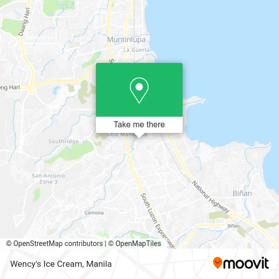 Wency's Ice Cream map