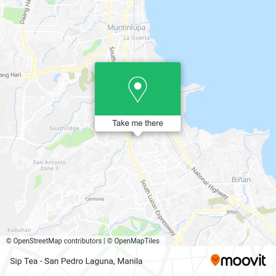 Sip Tea - San Pedro Laguna map