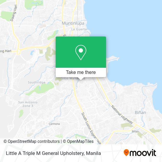 Little A Triple M General Upholstery map