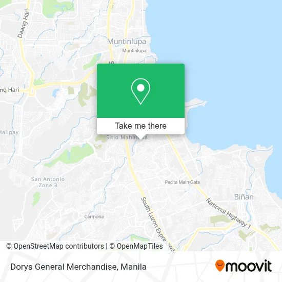 Dorys General Merchandise map