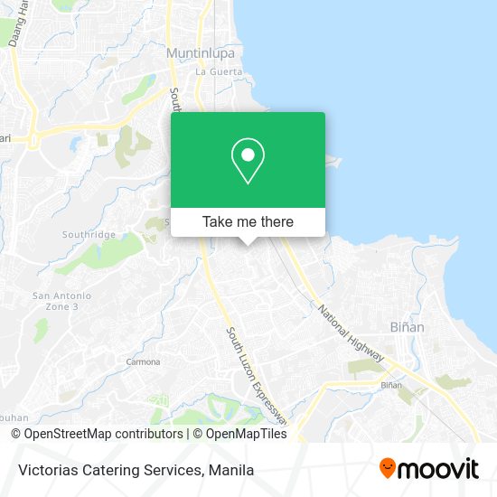 Victorias Catering Services map