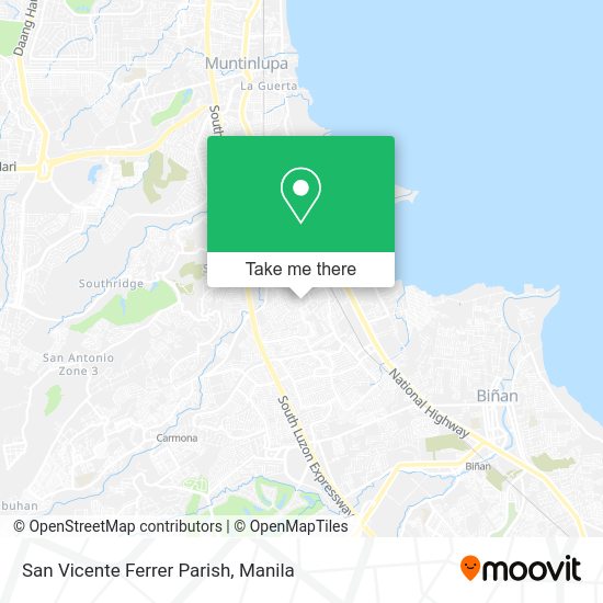 San Vicente Ferrer Parish map