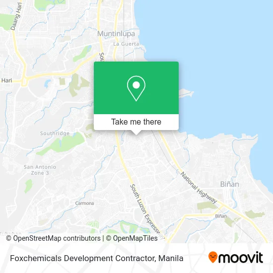 Foxchemicals Development Contractor map