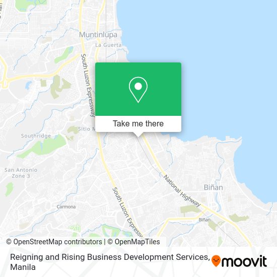 Reigning and Rising Business Development Services map