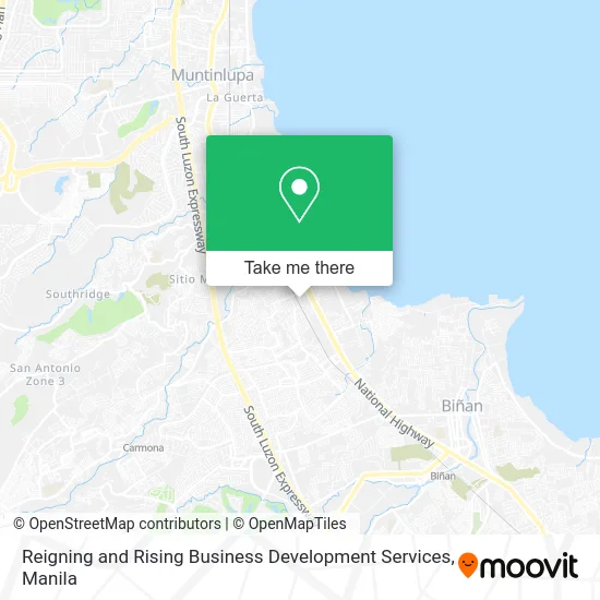 Reigning and Rising Business Development Services map
