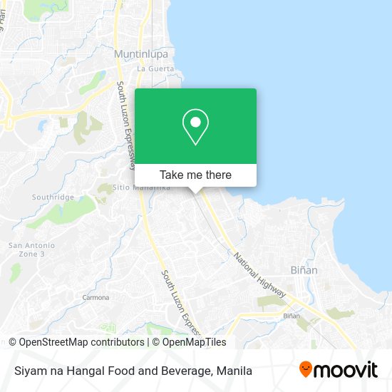 Siyam na Hangal Food and Beverage map