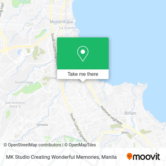 MK Studio Creating Wonderful Memories map