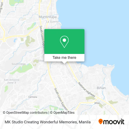 MK Studio Creating Wonderful Memories map