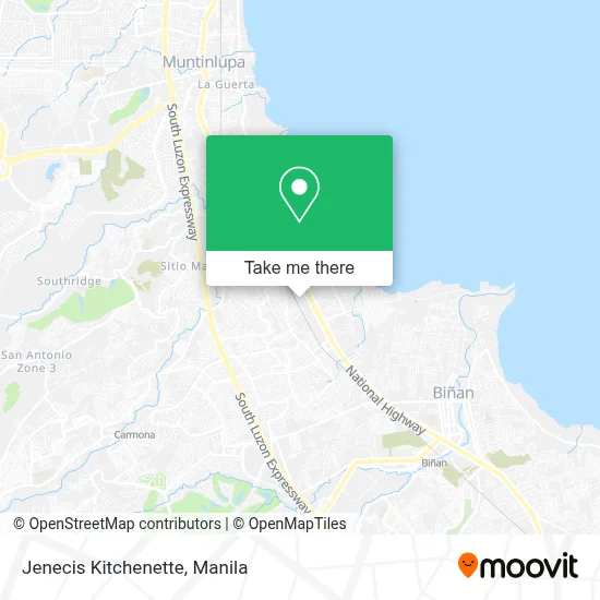 Jenecis Kitchenette map