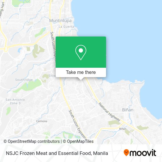 NSJC Frozen Meat and Essential Food map