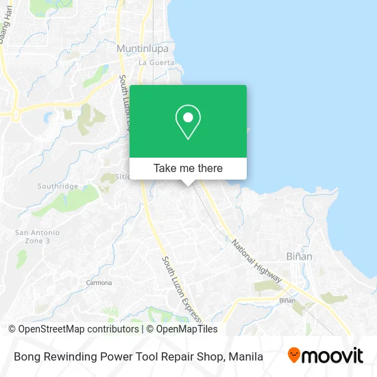 Bong Rewinding Power Tool Repair Shop map