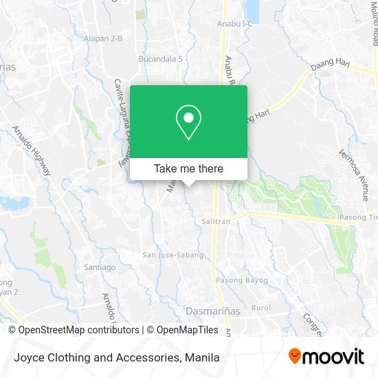 Joyce Clothing and Accessories map