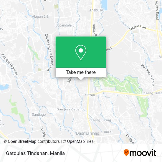 Gatdulas Tindahan map