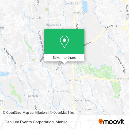 Gen Lee Events Corporation map