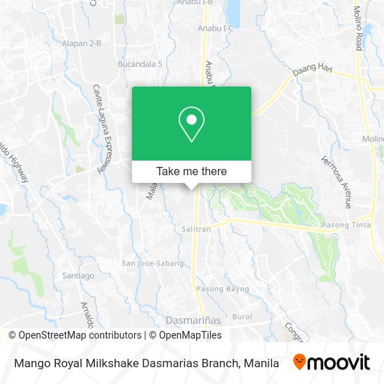 Mango Royal Milkshake Dasmarias Branch map
