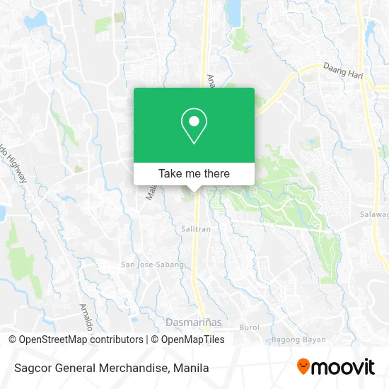 Sagcor General Merchandise map