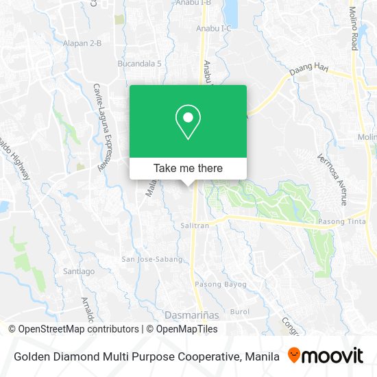 Golden Diamond Multi Purpose Cooperative map