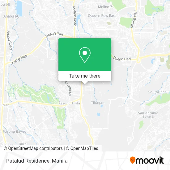 Patalud Residence map