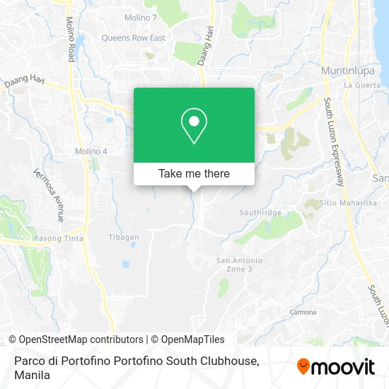 Parco di Portofino Portofino South Clubhouse map
