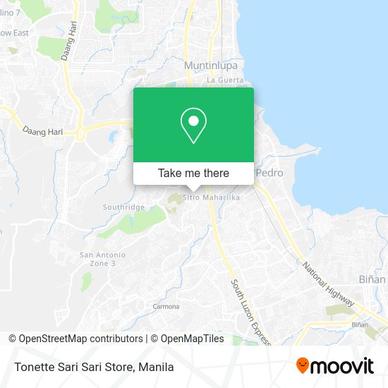 Tonette Sari Sari Store map