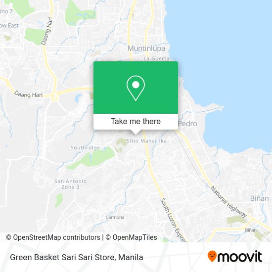 Green Basket Sari Sari Store map