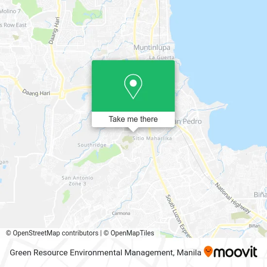 Green Resource Environmental Management map