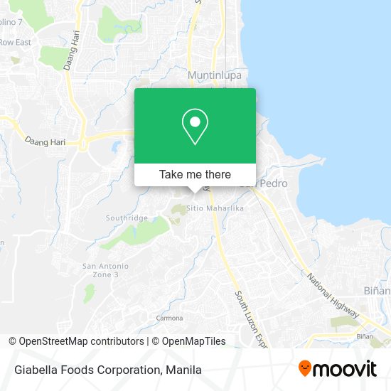 Giabella Foods Corporation map