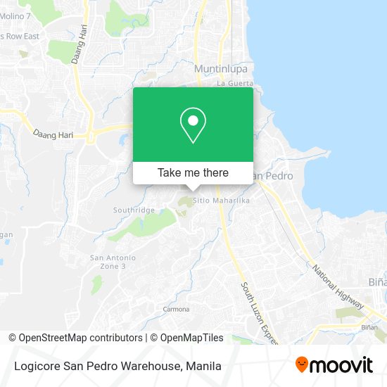 Logicore San Pedro Warehouse map