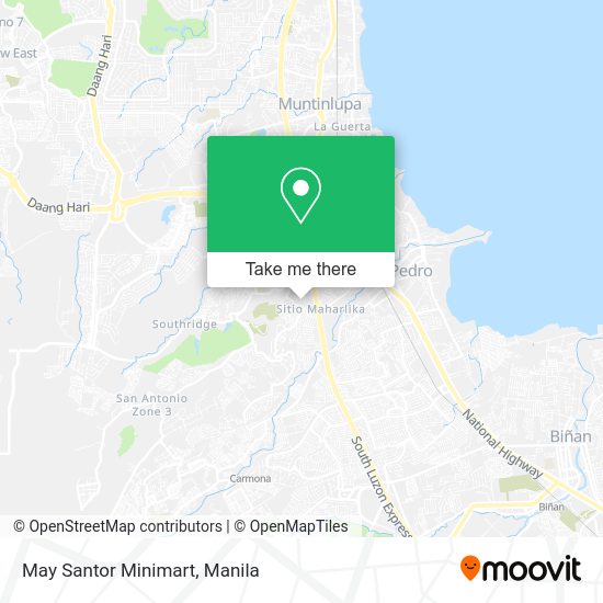 May Santor Minimart map