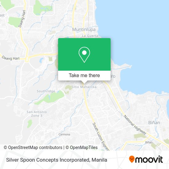 Silver Spoon Concepts Incorporated map