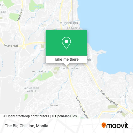 The Big Chill Inc map