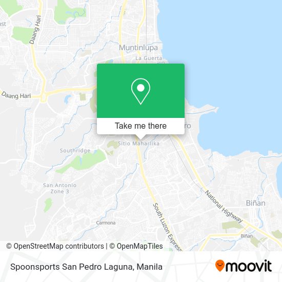 Spoonsports San Pedro Laguna map