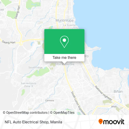 NFL Auto Electrical Shop map