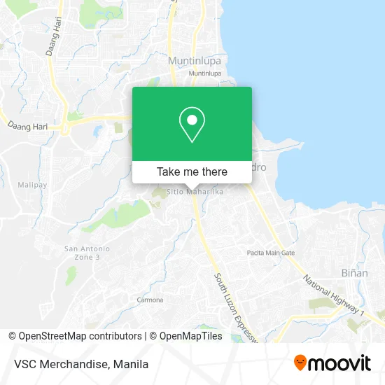 VSC Merchandise map
