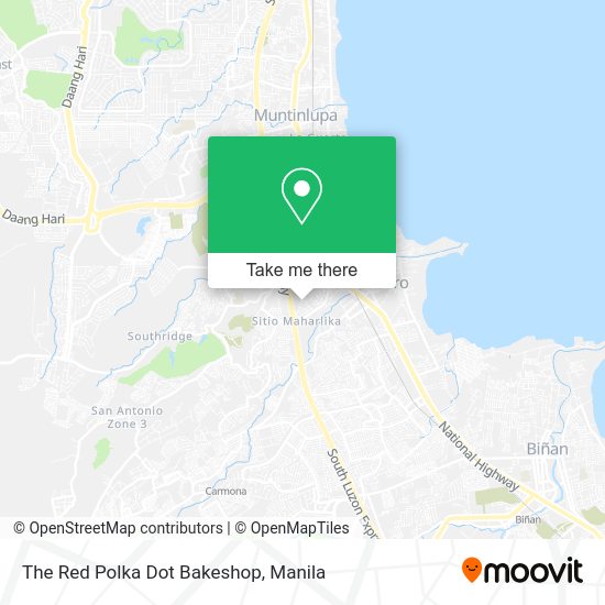 The Red Polka Dot Bakeshop map