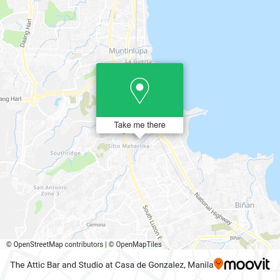 The Attic Bar and Studio at Casa de Gonzalez map
