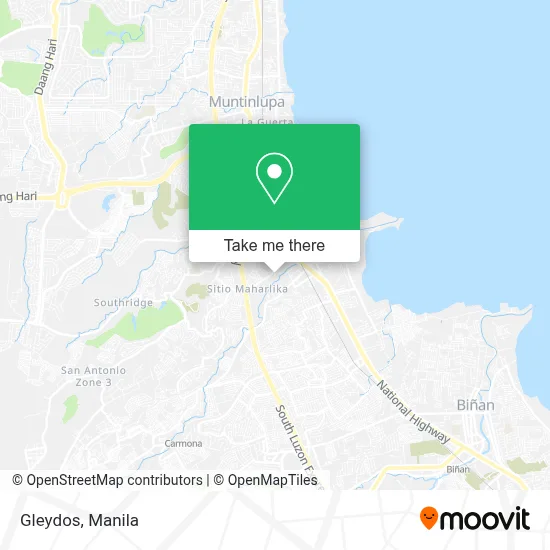 Gleydos map