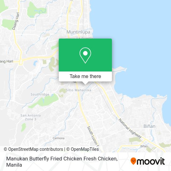 Manukan Butterfly Fried Chicken Fresh Chicken map