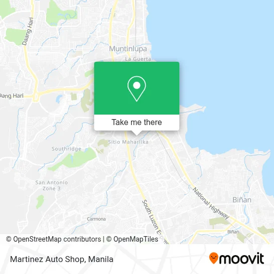 Martinez Auto Shop map
