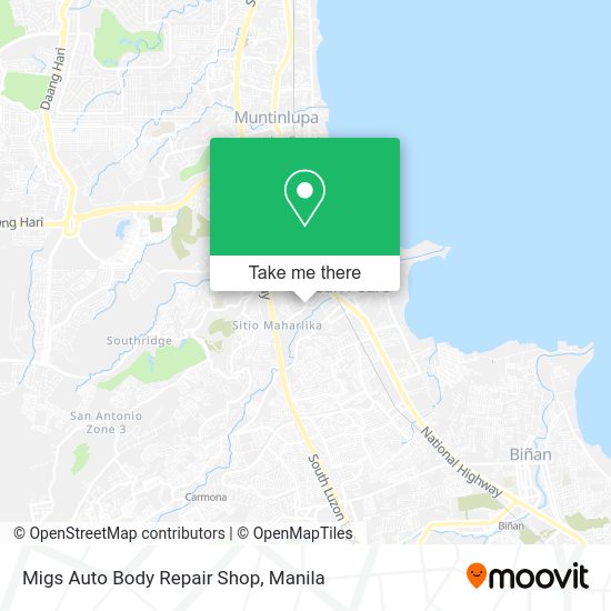 Migs Auto Body Repair Shop map