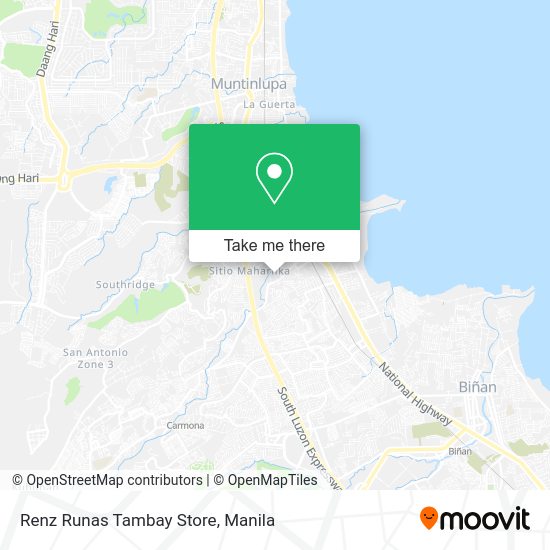 Renz Runas Tambay Store map