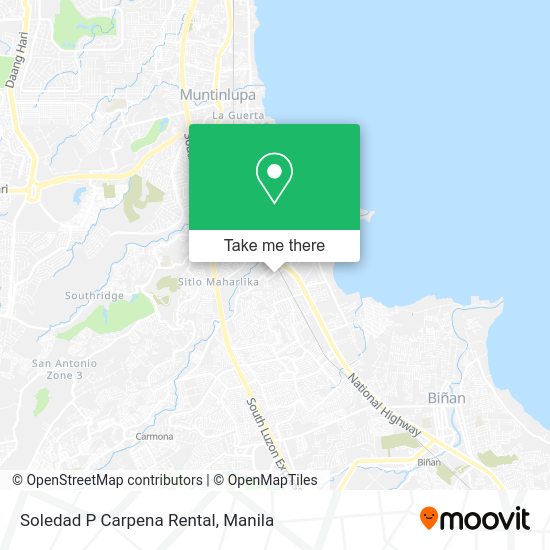 Soledad P Carpena Rental map