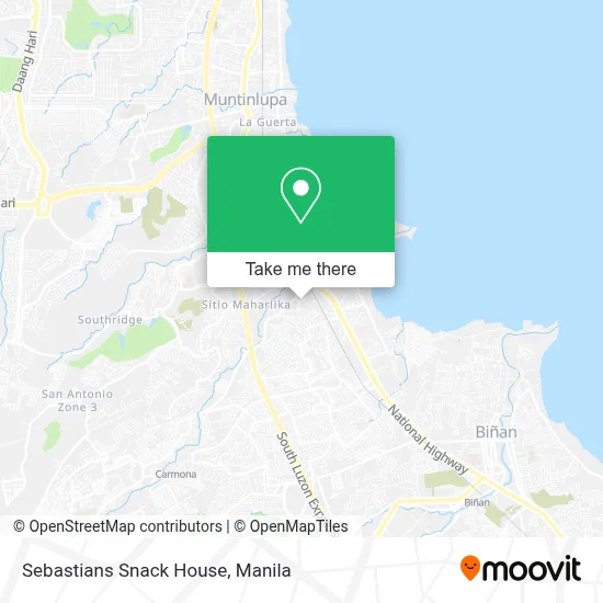 Sebastians Snack House map