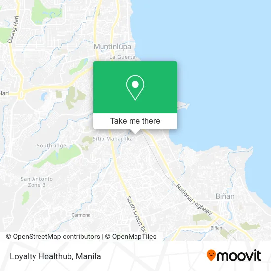 Loyalty Healthub map