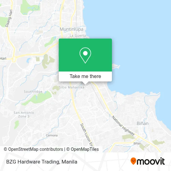 BZG Hardware Trading map