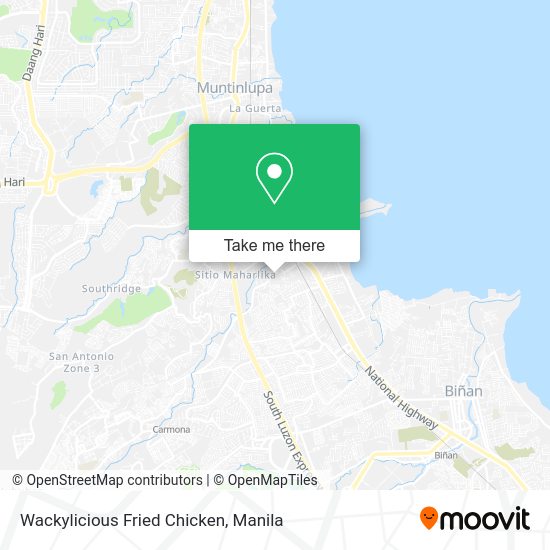 Wackylicious Fried Chicken map