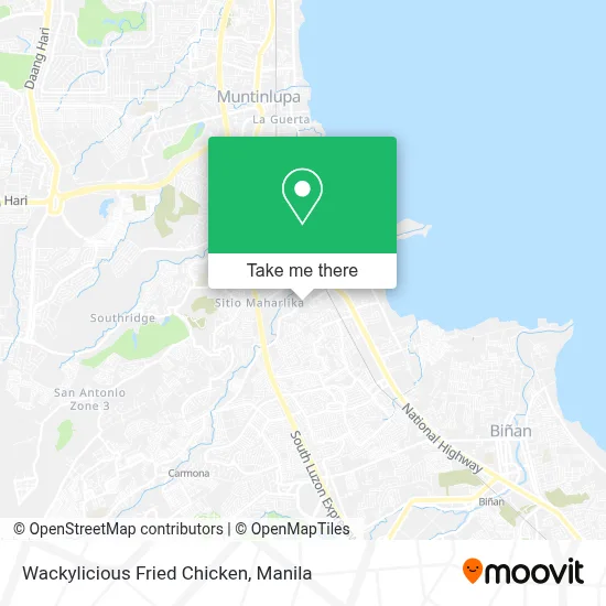 Wackylicious Fried Chicken map