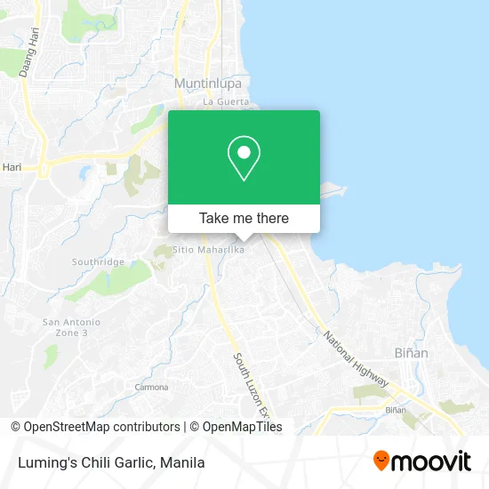 Luming's Chili Garlic map