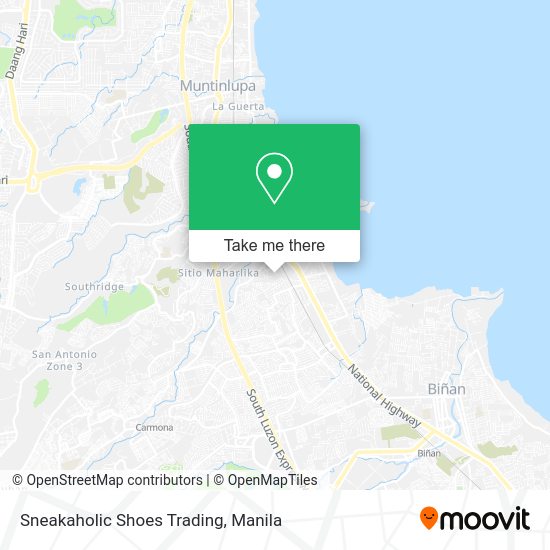 Sneakaholic Shoes Trading map