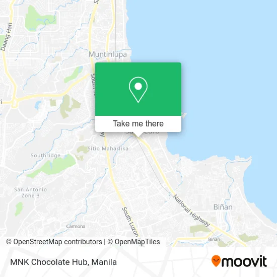 MNK Chocolate Hub map